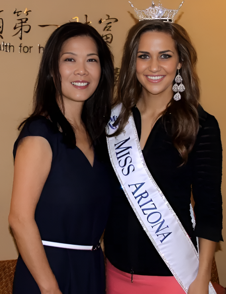 Dr. Liu with Former Miss Arizona