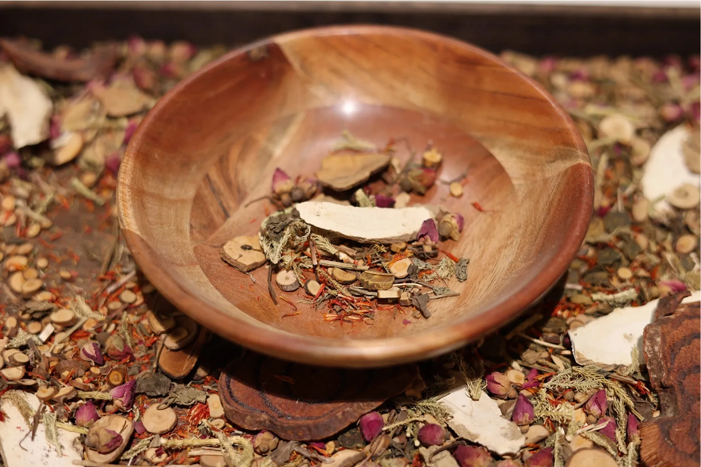 Bowl of Chinese Herbs