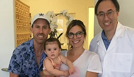 Dr. Wang with Family